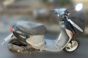 回収実績：奈良県のお客様より原付バイクを無料回収させていただきました