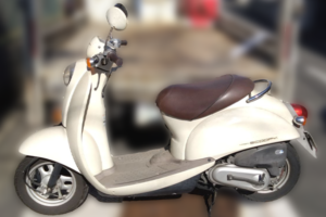 回収実績：京都府のお客様より原付バイクを無料回収させていただきました