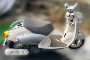 回収実績：京都府のお客様より原付バイクを無料回収させていただきました