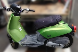 回収実績：大阪府のお客様より原付バイクを無料回収させていただきました