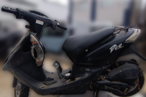 回収実績：大阪府のお客様より原付バイクを無料回収させていただきました