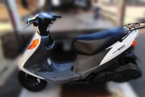 回収実績：大阪府のお客様より原付バイクを無料回収させていただきました