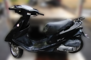回収実績：奈良県のお客様より原付バイクを無料回収させていただきました