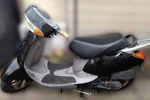 回収実績：京都府のお客様より原付バイクを無料回収させていただきました