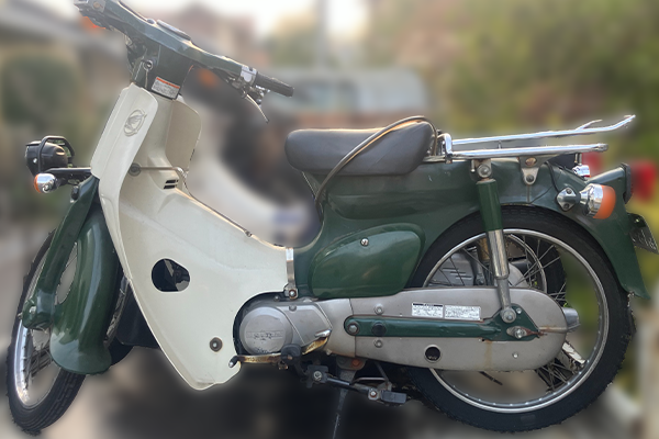 大阪府茨木市で回収した原付 ホンダ スーパーカブ50