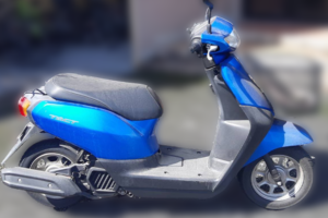 回収実績：滋賀県のお客様より原付バイクを無料回収させていただきました